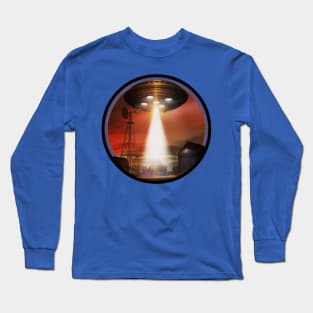 UFO Over Roswell Ranch Long Sleeve T-Shirt